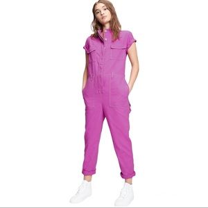 GAP Women's Pink Workforce Collection Utility Jumpsuit size 4